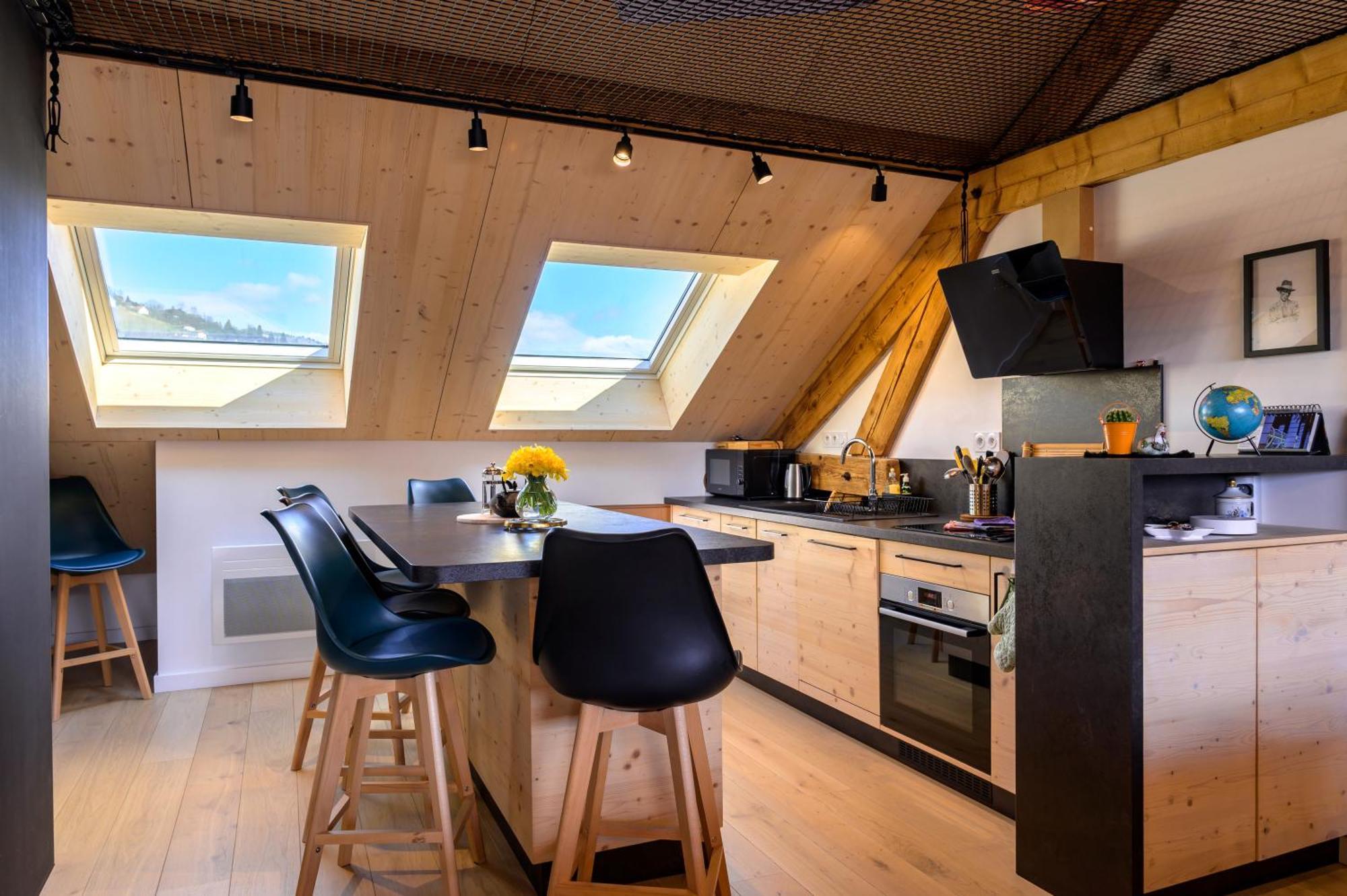 Ferienwohnung Sous Le Toit De Marie Et Jean La Bresse Exterior foto